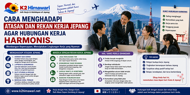 Cara Menghadapi Atasan dan Rekan Kerja Jepang agar Hubungan Kerja Harmonis