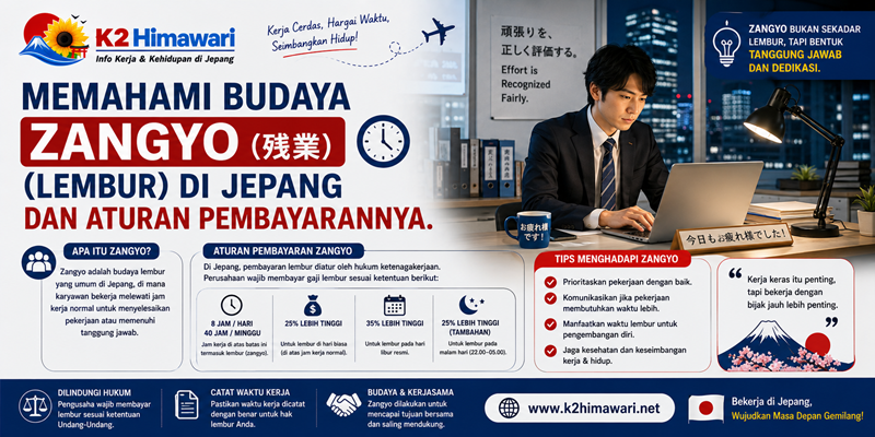 Memahami Budaya Zangyo (Lembur) di Jepang dan Aturan Pembayarannya