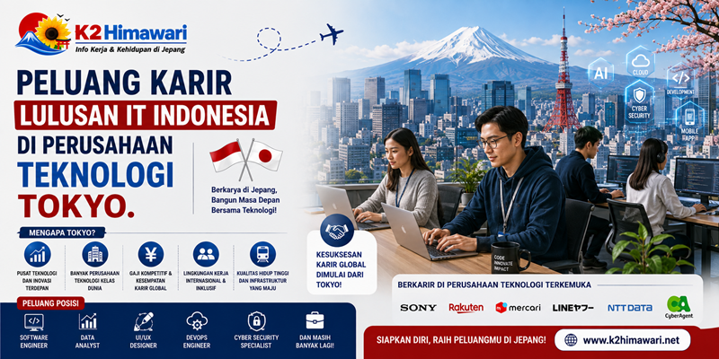 Peluang Karir Lulusan IT Indonesia di Perusahaan Teknologi Tokyo
